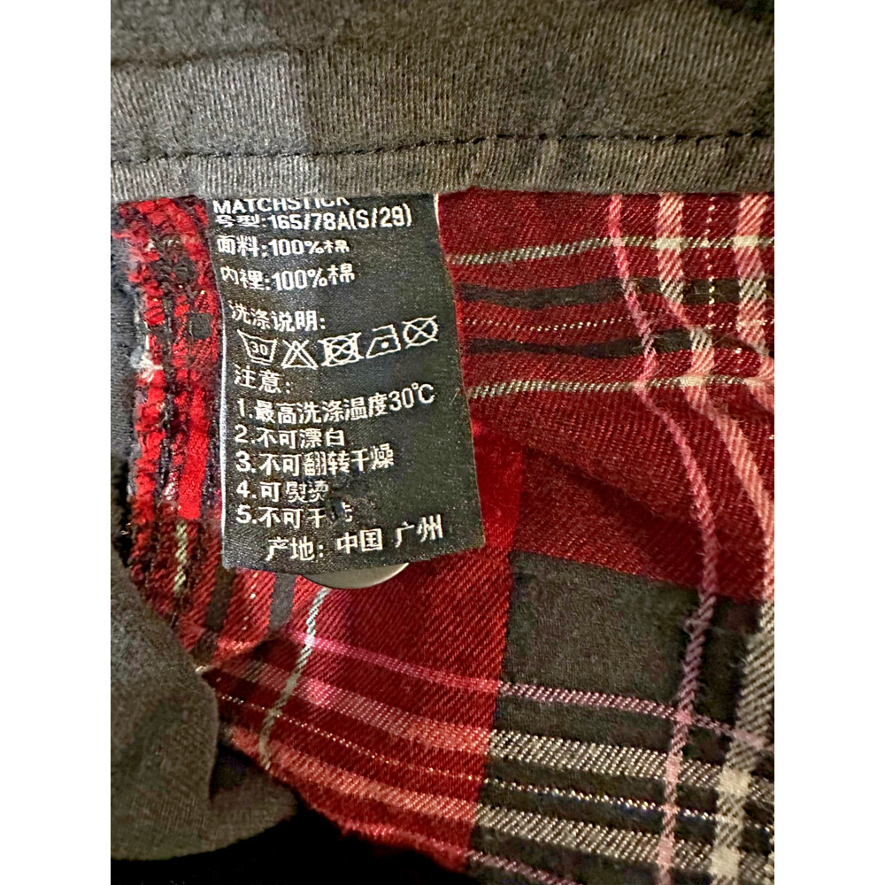 Matchstick Cargo Pants Men’s 30x27.5 Black Cotton Utility Tactical - Picture 4 of 10